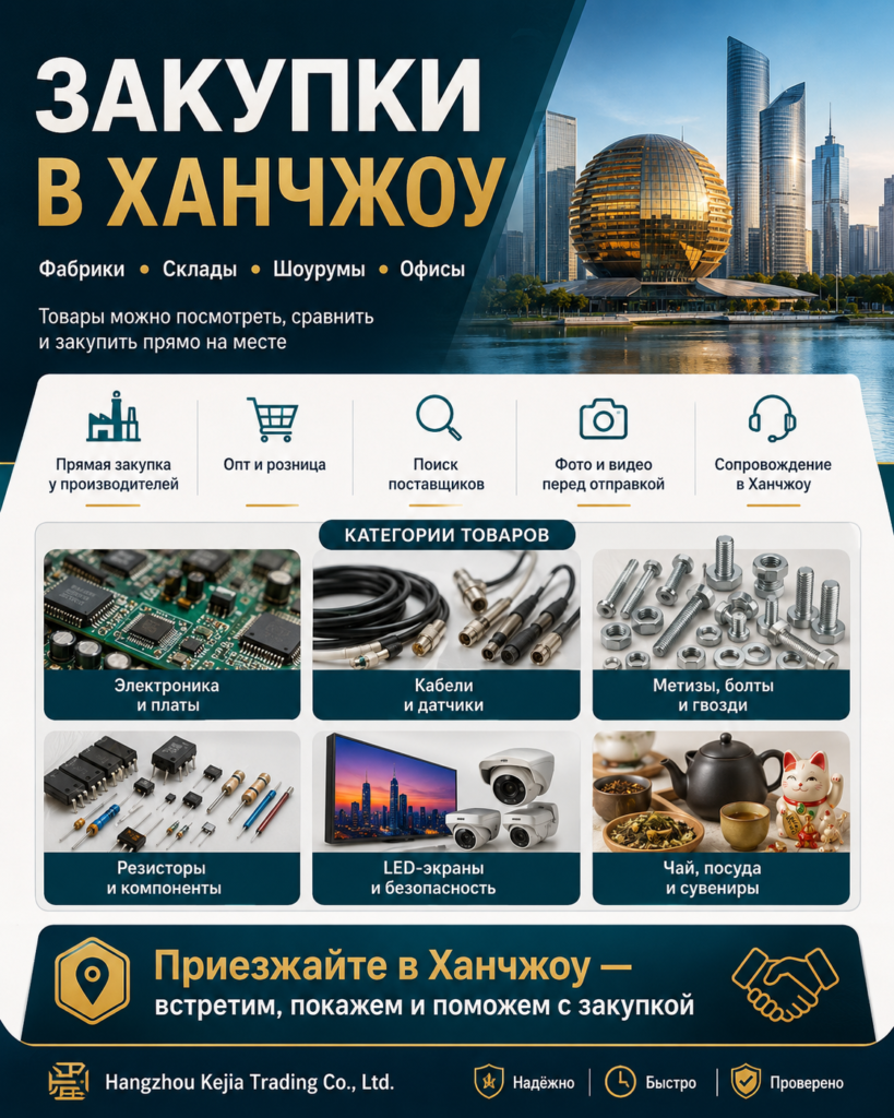 Закупки в Ханчжоу: фабрики, склады, шоурумы и категории товаров