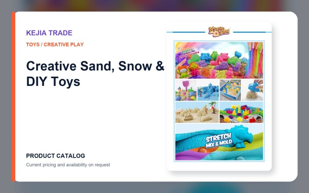 Creative Sand, Snow & DIY Toys