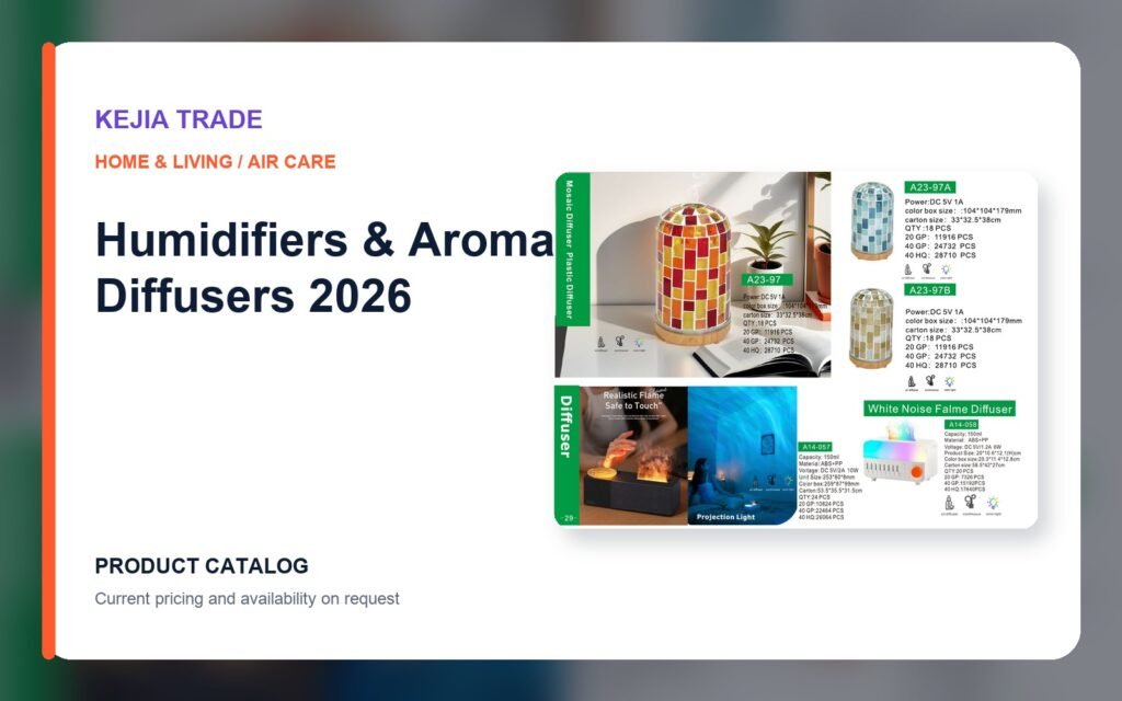 Humidifiers & Aroma Diffusers 2026