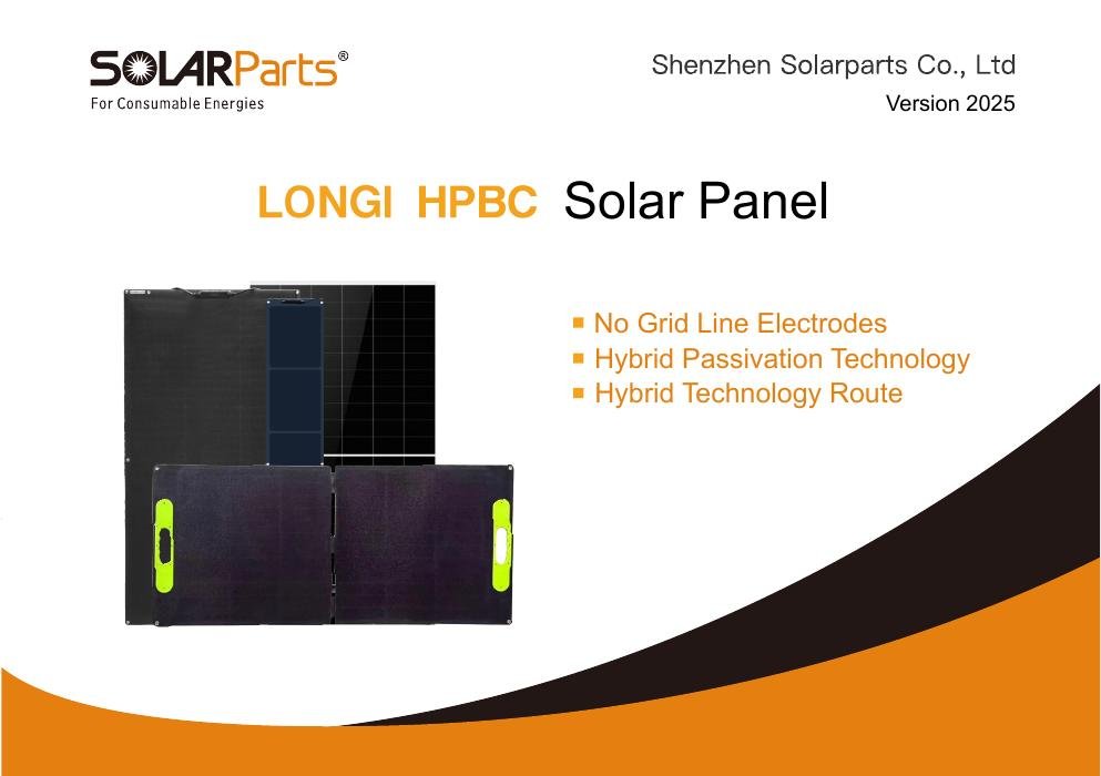 Solarparts LONGI BC Solar Panel Catalog 2025