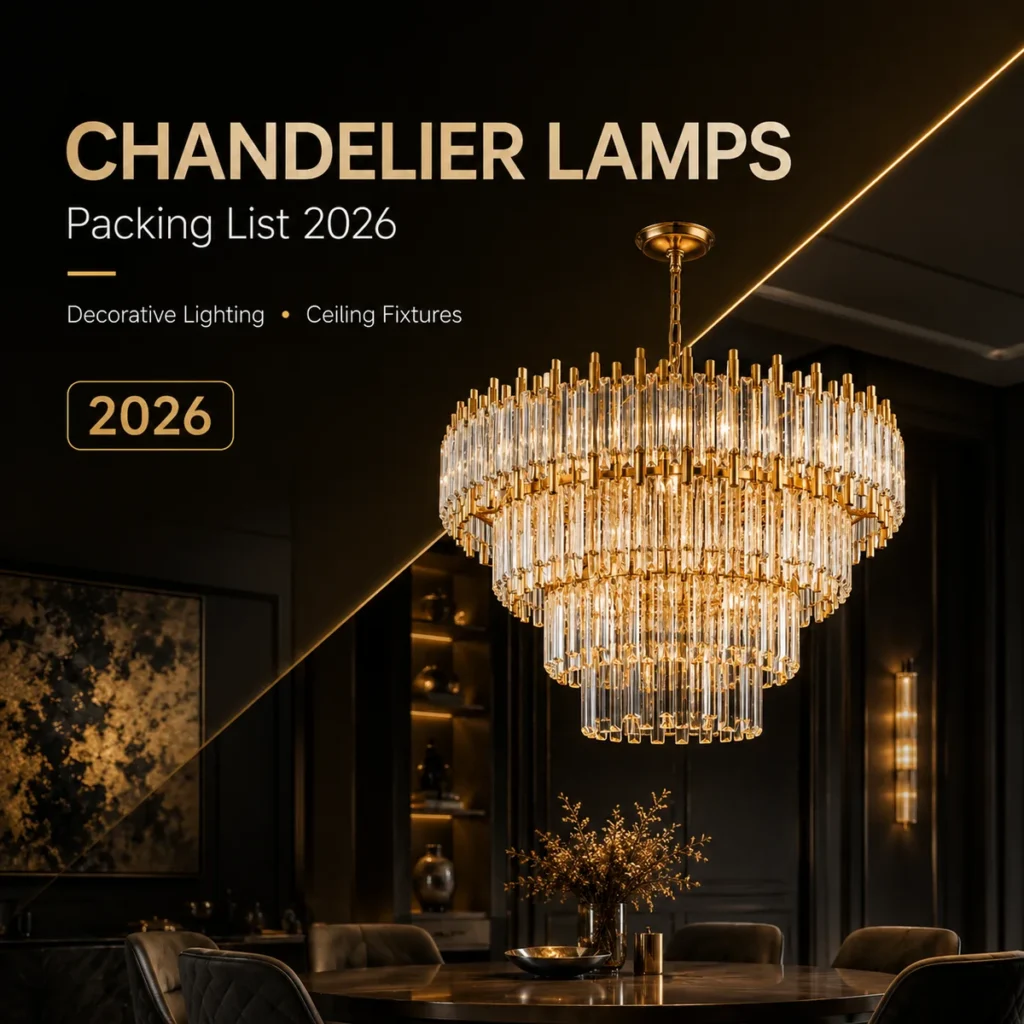 Chandelier Lamp Packing List 2026