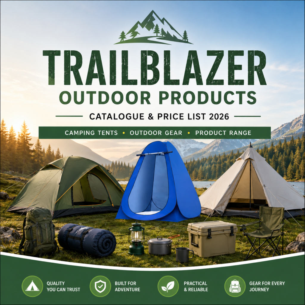 Trailblazer Outdoor Products – Catalogue & Price List 2026