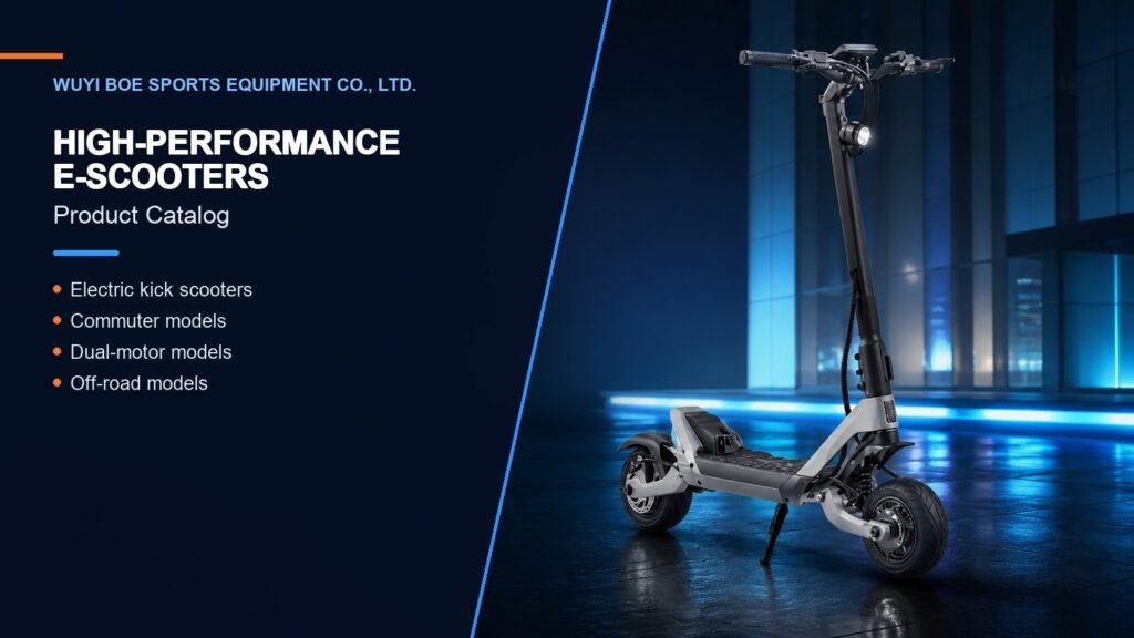 Wuyi BOE High-Performance E-Scooters