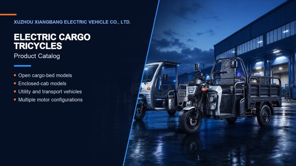 Xiangbang Electric Cargo Tricycles